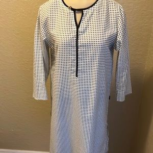 Black and white shirt only Kameez